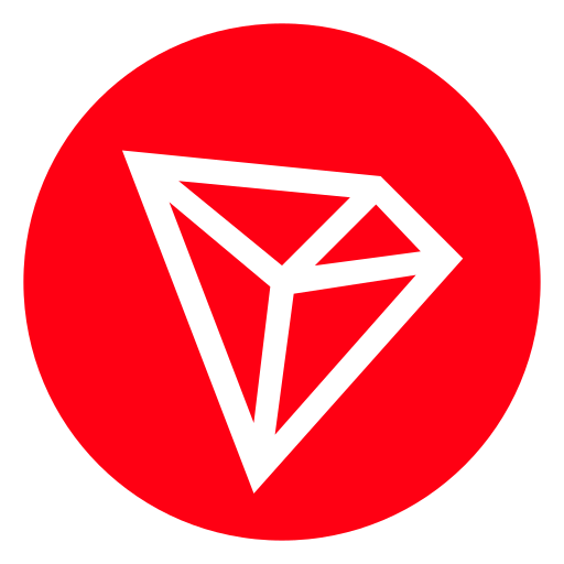 Tron cryptocurrency logo
